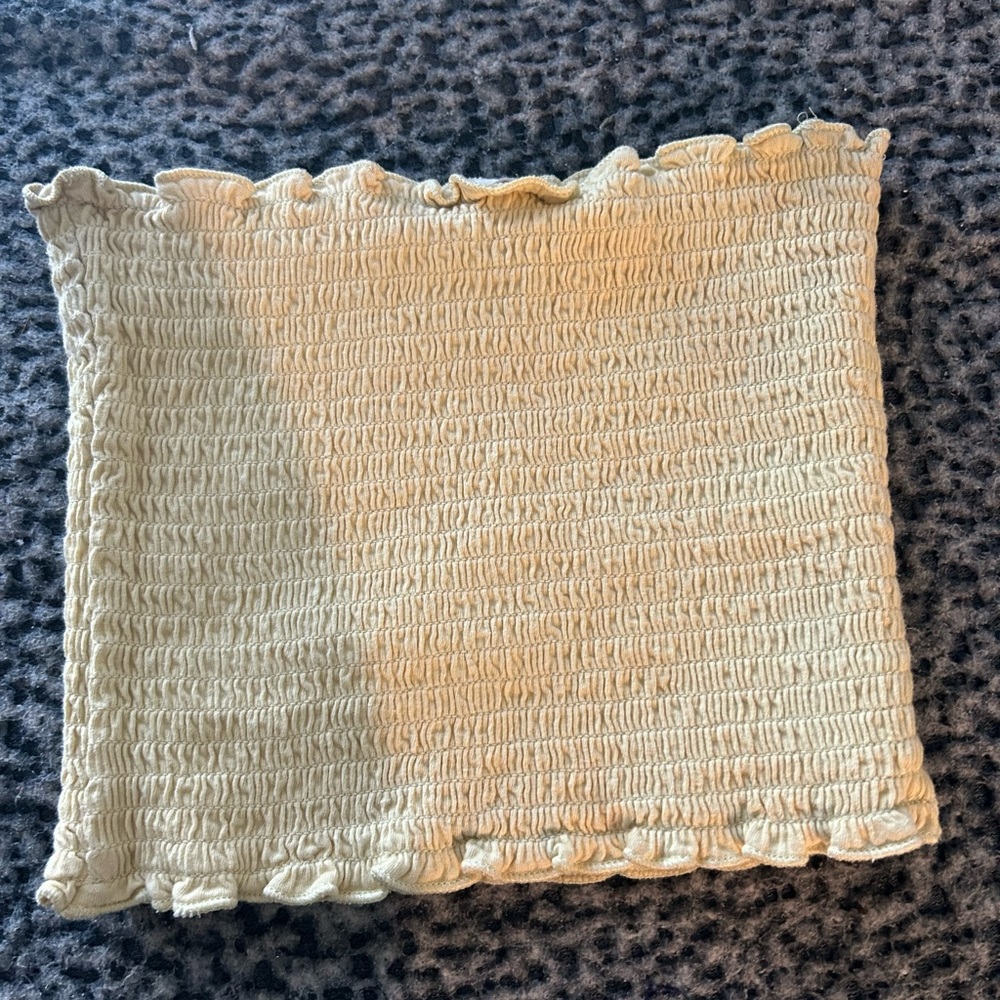 Yellow reversible tube top